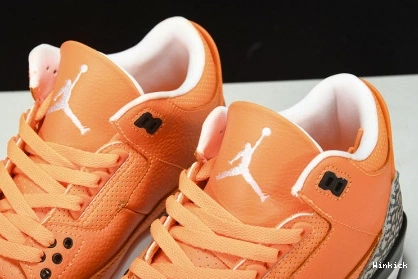 3 RETRO JORDAN "ORANGE" AIR CT8532-801 1018